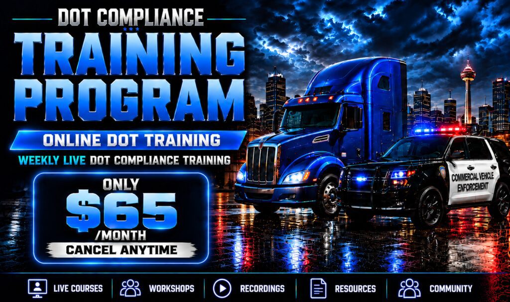 Neon DOT Compliance Training Banner
